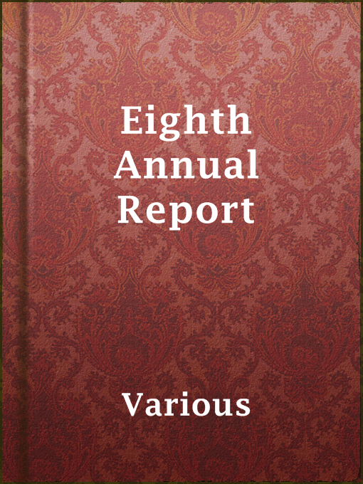 Cover image for Eighth Annual Report